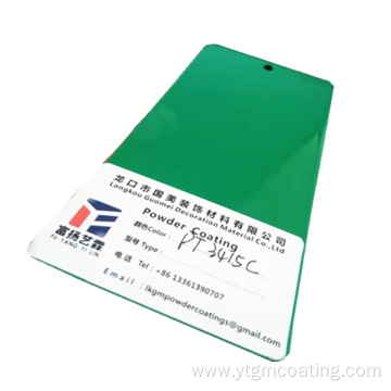 green flat gloss powder coating system powder coatings